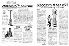 MECCANO MAGAZINE 1916 COPERTINA